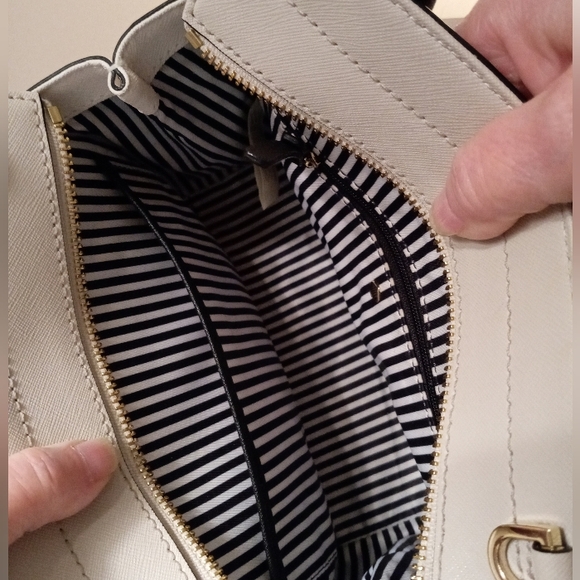 EUC Kate Spade Cameron Street Mini Candace Satchel/Crossbody In Black And Cream - Picture 7 of 9